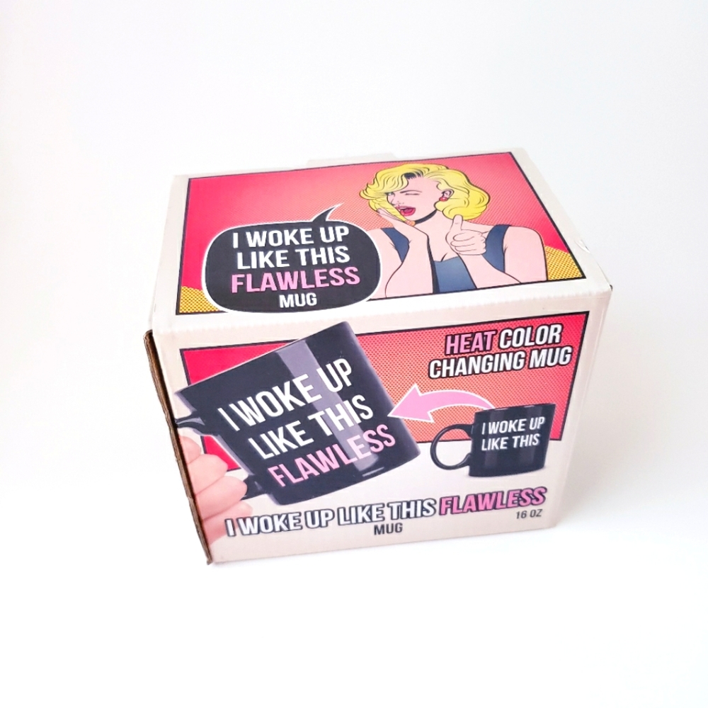I Woke Up Like This Flawless Black Color Changing Mug